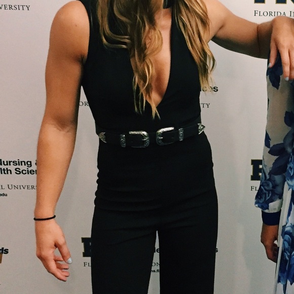 ASOS BOUBLE BUCKLE WAIST BELT - Picture 5 of 5